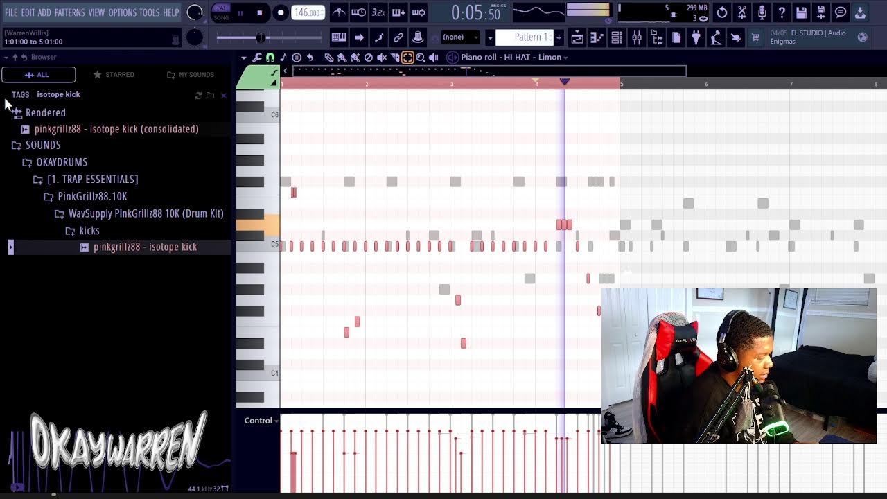 okaywarren making beats on LIVE!!
