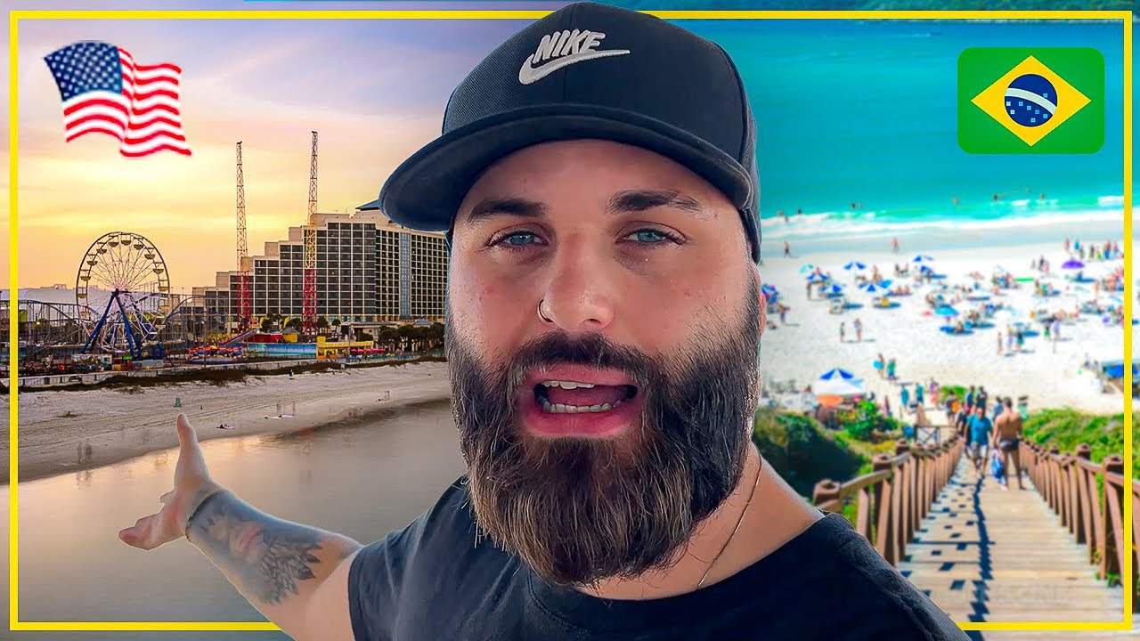 DIFERENÇAS BIZARRAS ENTRE A PRAIA AMERICANA E A PRAIA BRASILEIRA | BRASIL VS EUA
