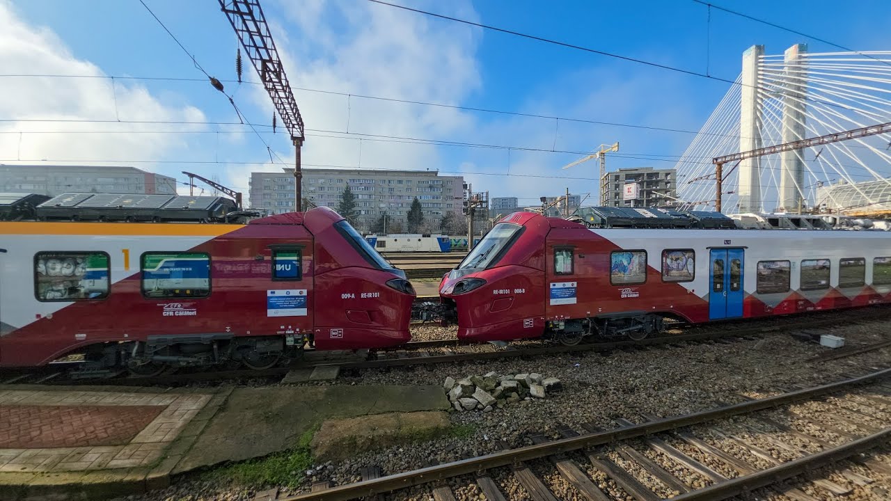 Ramele Alstom Coradia RE-IR 101 008 și 009 în Probe