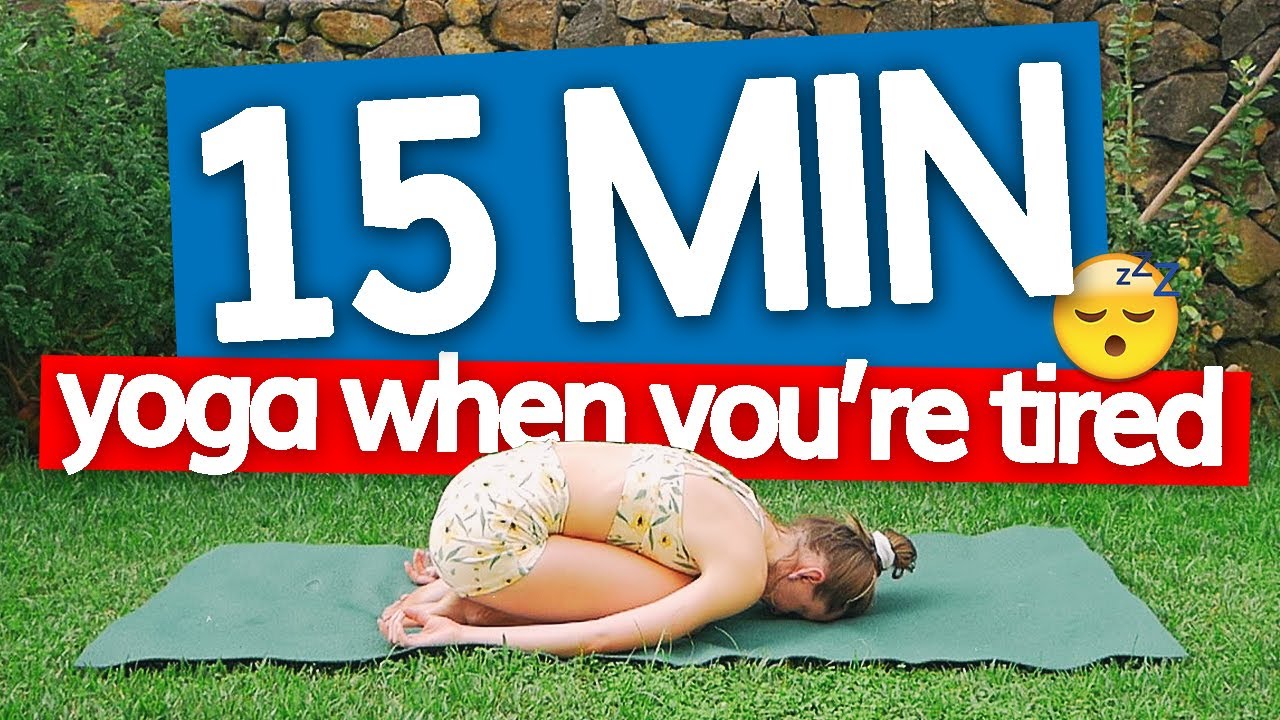 15-MIN MINIMAL CUES CHILL YOGA STRETCH | Best yoga when you're tired 🥱