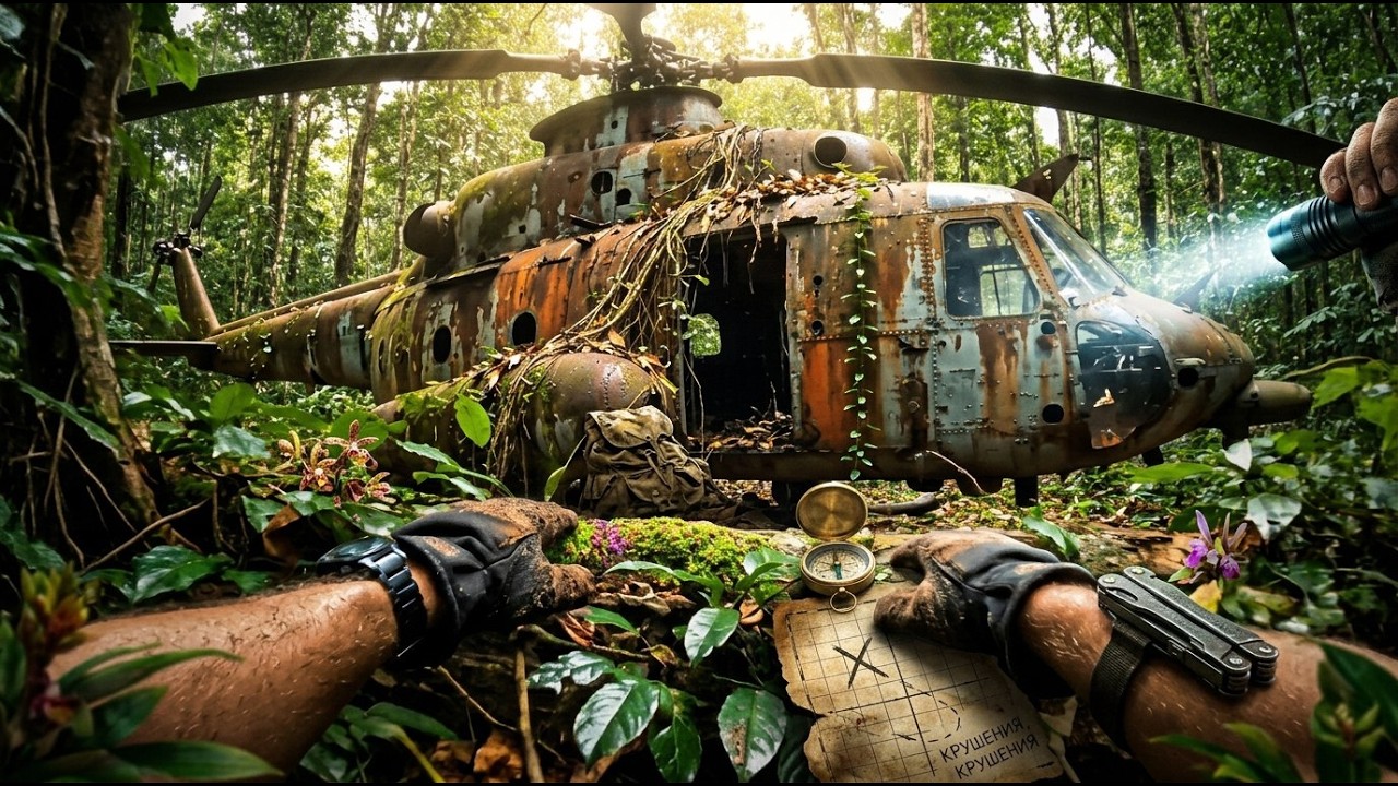 Found Deep in the Forest! Satisfying ASMR Restoration of a Mil Mi-17-V5 Helicopter From Rust to New