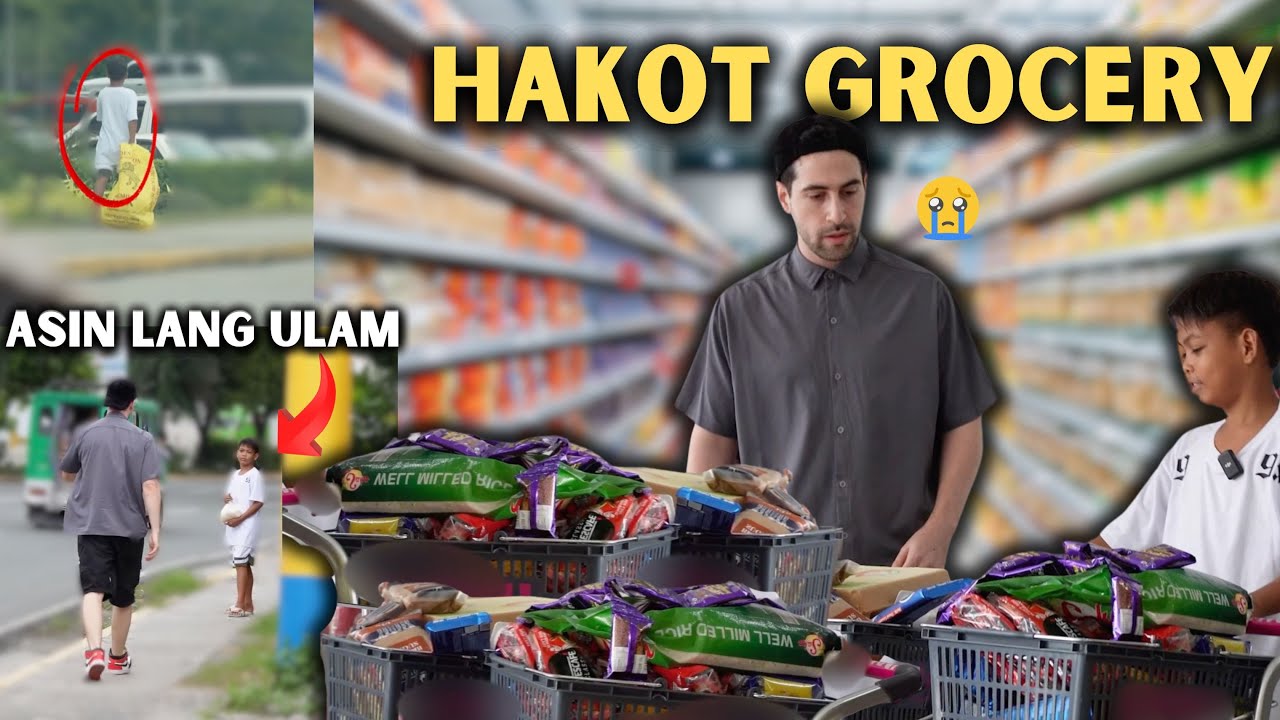 Покупка всего его «КАЛАКАЛ БОТЭ» во время ТАЙФУНА (20 песо Pang BIGAS Lang Daw) 🇵🇭