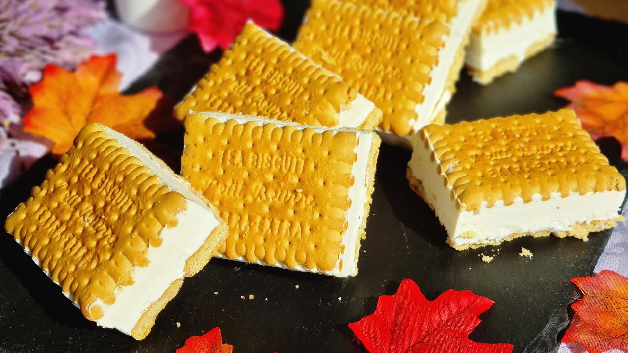 Il gelato con biscotti artigianale &egrave; un dolce delizioso e salutare