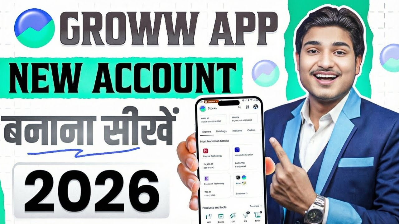 Groww App Account Kaise Banaye | How To Open Groww Demat Account | Groww Account Opening