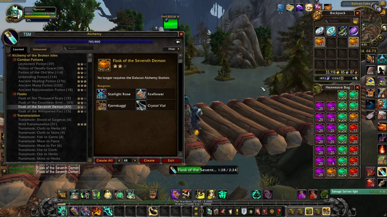 Legion Alchemy Flask Rank 3 Denied... again