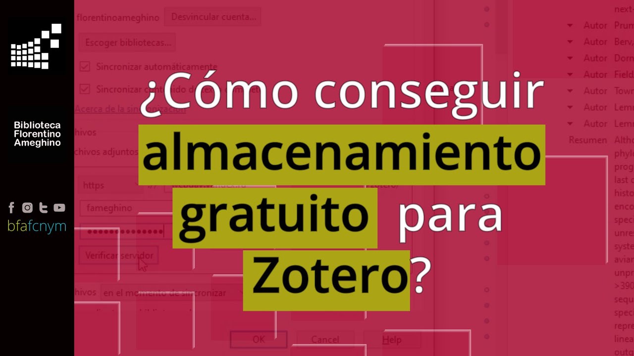 Zotero: 10GB gratis de almacenamiento para adjuntos