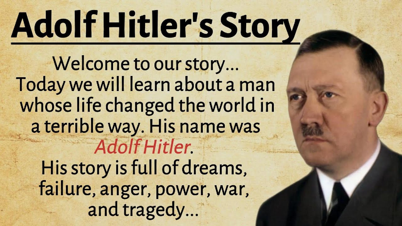 Nothing Is Simple: The Story of Adolf Hitler || Improve Your English ✅