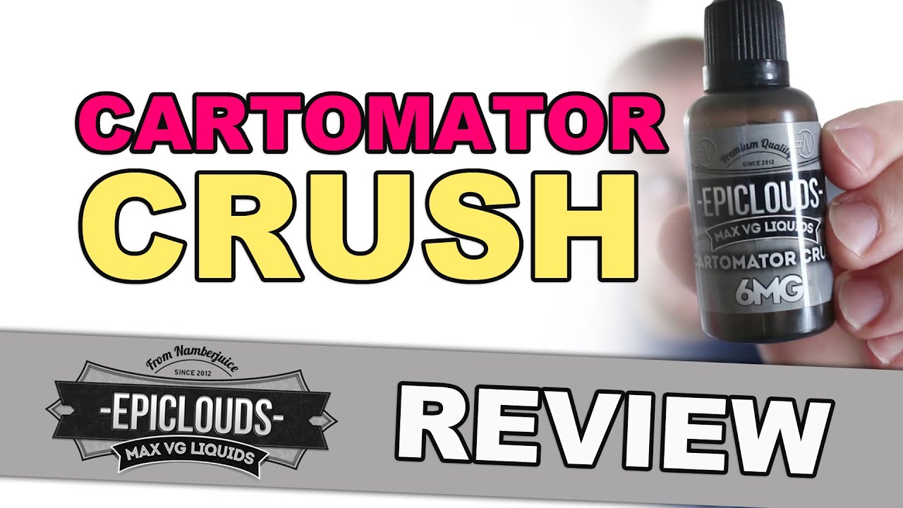 EPICLOUDS By Namber Juice - Cartomator Crush E Juice Review!