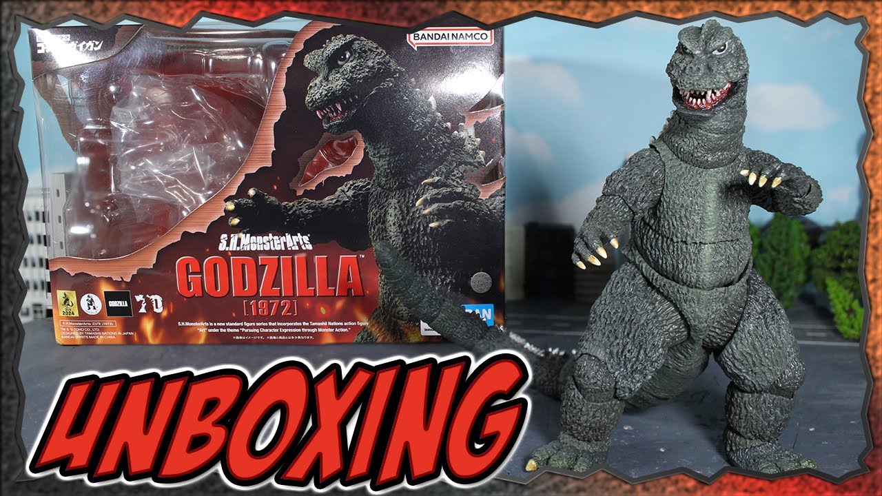 S.H. MonsterArts Godzilla 1972 UNBOXING