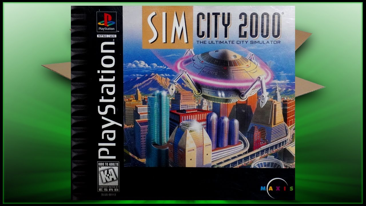 SimCity 2000 [PS1] (Unboxing/Breakdown/Demo)