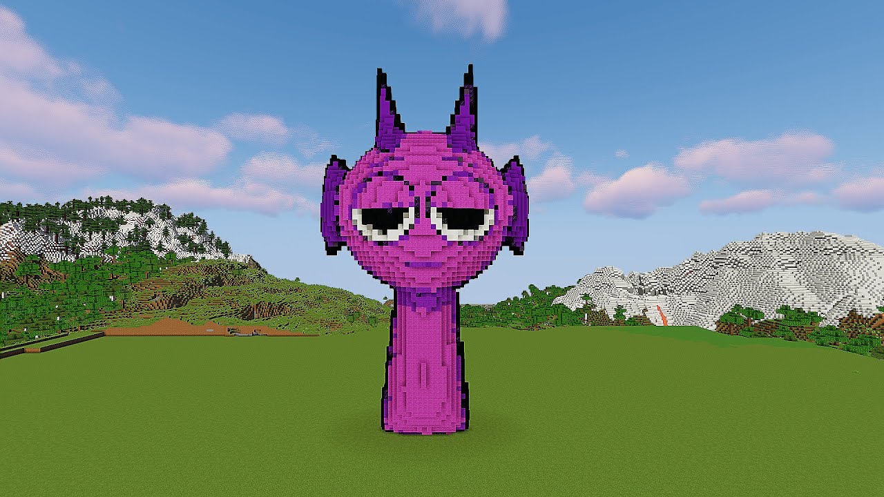 SPRUNKI Durple | 3D Pixel Art Build l Preview 2 Freesmart Falling Effects