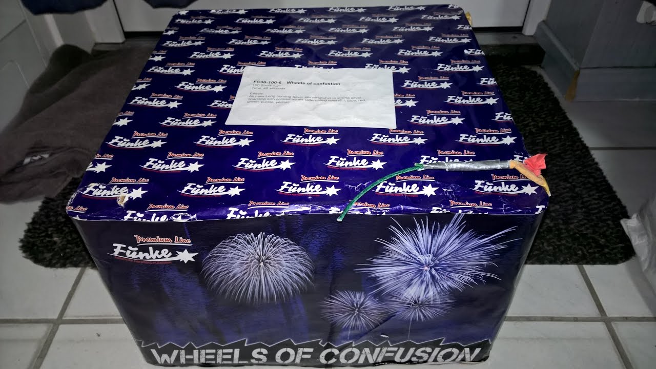 Funke - Wheels of Confusion 100 shot Salute Cake - Oud en Nieuw 2016/2017