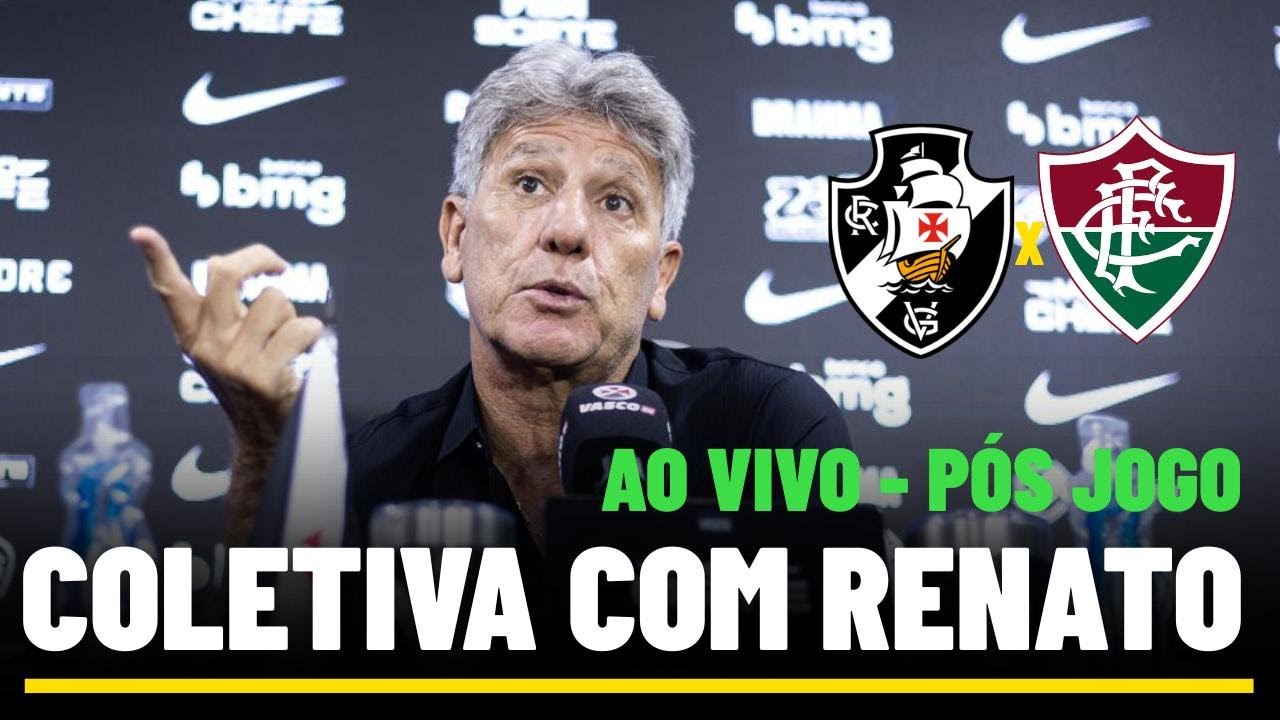 COLETIVA DO RENATO GAÚCHO AO VIVO - DIRETO DO ESTÁDIO - COLETIVA DO VASCO AO VIVO