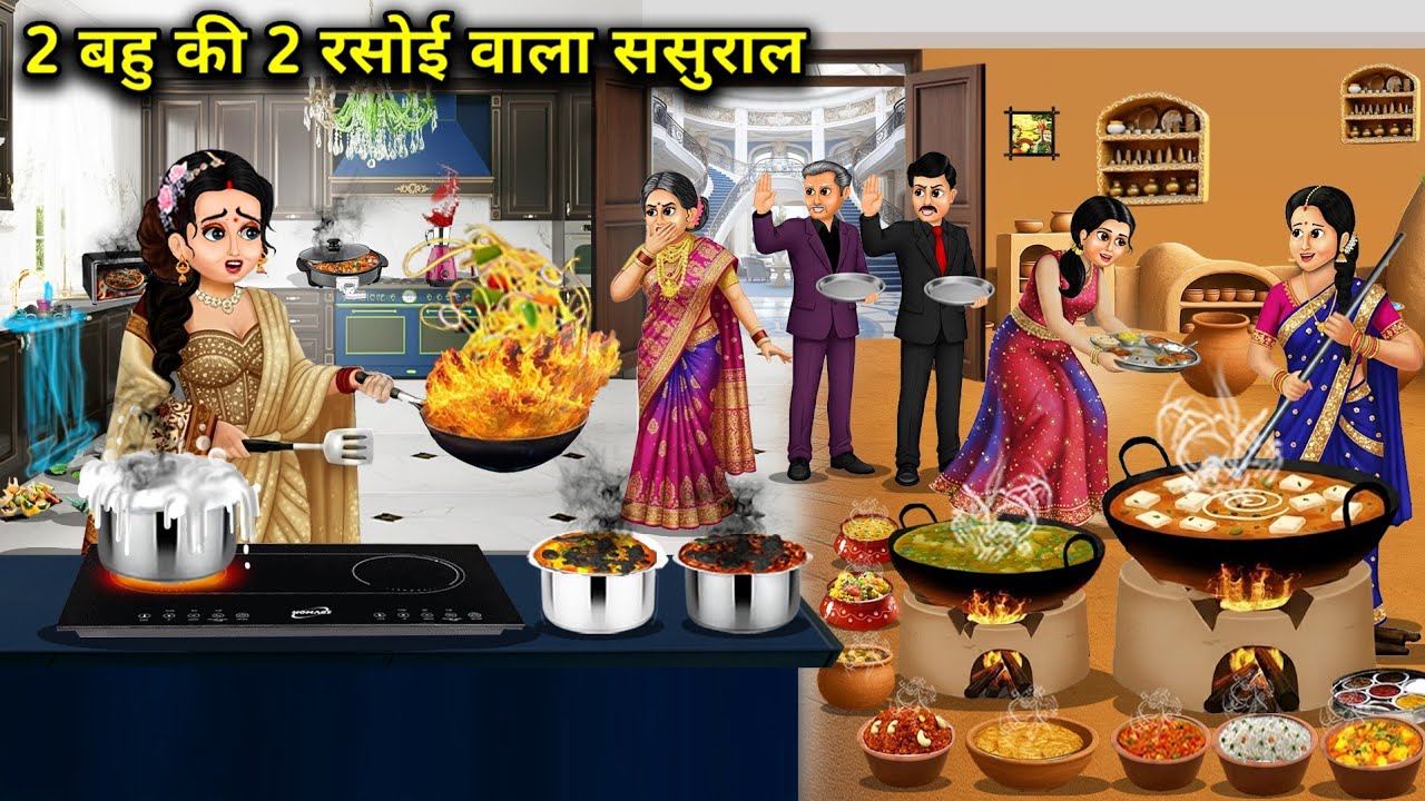 2 बहु की 2 रसोई वाला ससुराल | In-Laws' House With 2 Kitchens For 2 Daughters-In-Law | Kahaniyan
