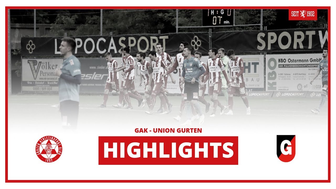 Regionalliga Mitte - 26. Runde: GAK - Union Gurten