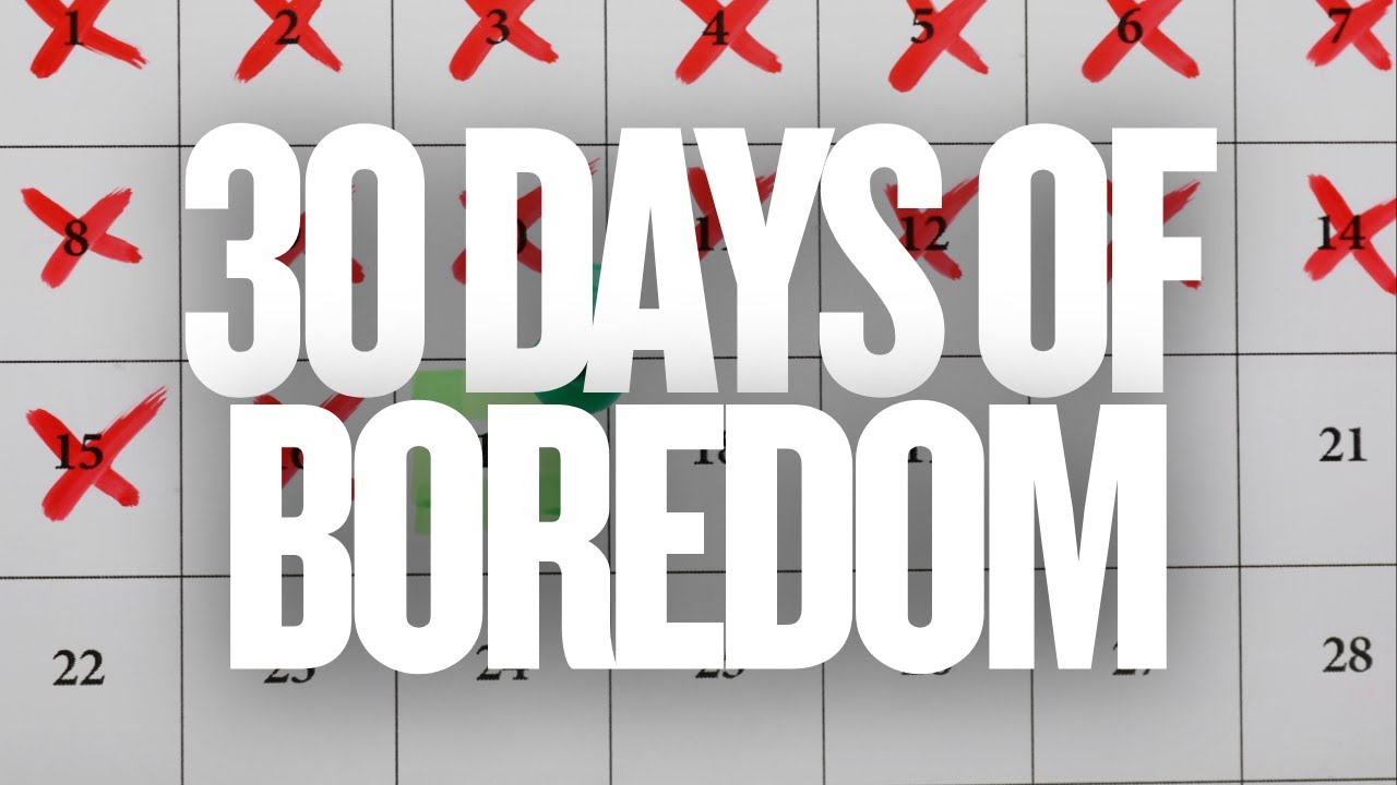 I Tried Embracing Boredom for 30 Days: Here's What Happened