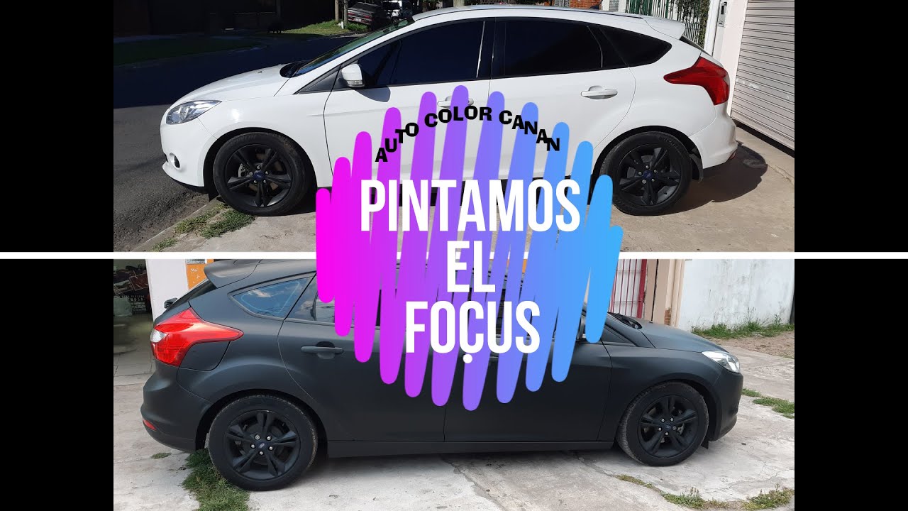PINTAMOS EL FOCUS NEGRO MATE PAINTPLOTT  Auto Color Canan