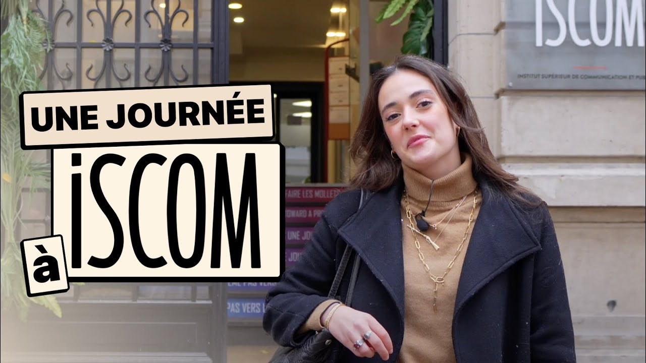 Une JOURNÉE en école de COMMUNICATION - ISCOM