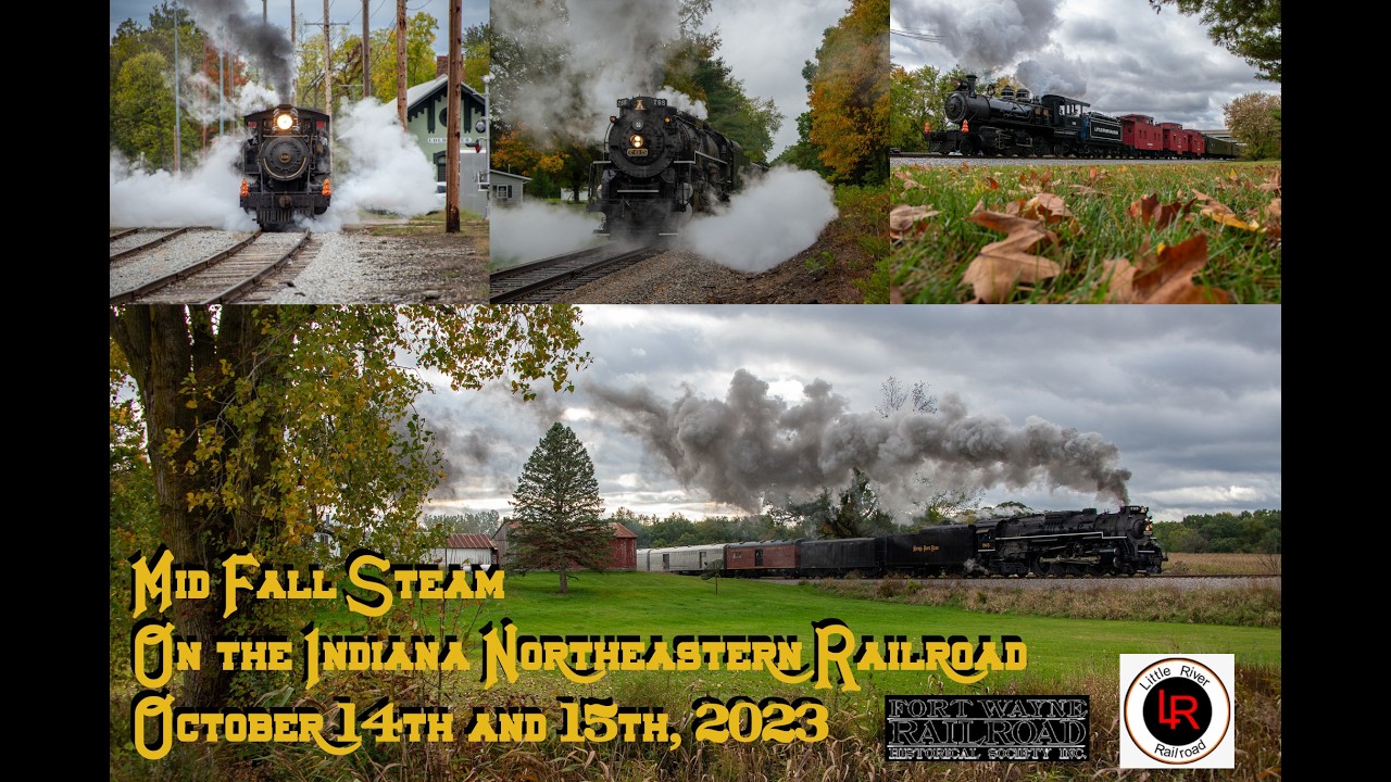 Mid-Fall Steam on the Indiana Northeastern Railroad -- October 14th-15th, 2023