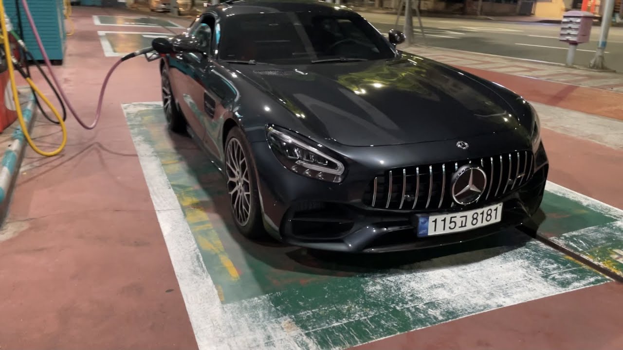amg gt 기름넣는 브이로그