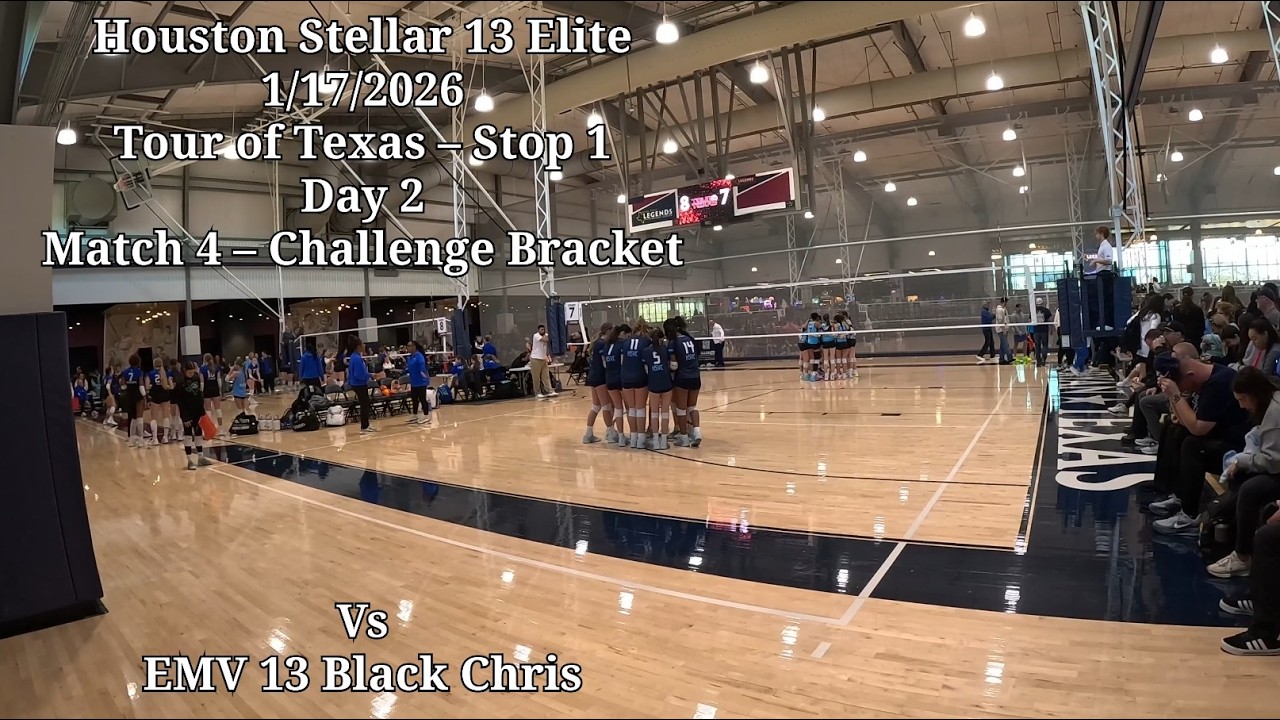 2026 Tour of Texas Stop 1 - 1/18/26 - Match 4 - H Stellar 13 Elite vs EMV 13 Black Chris