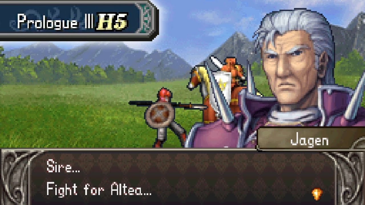 Jagen Gets Nuked by a Level 1 Soldier - Fire Emblem: Shadow Dragon