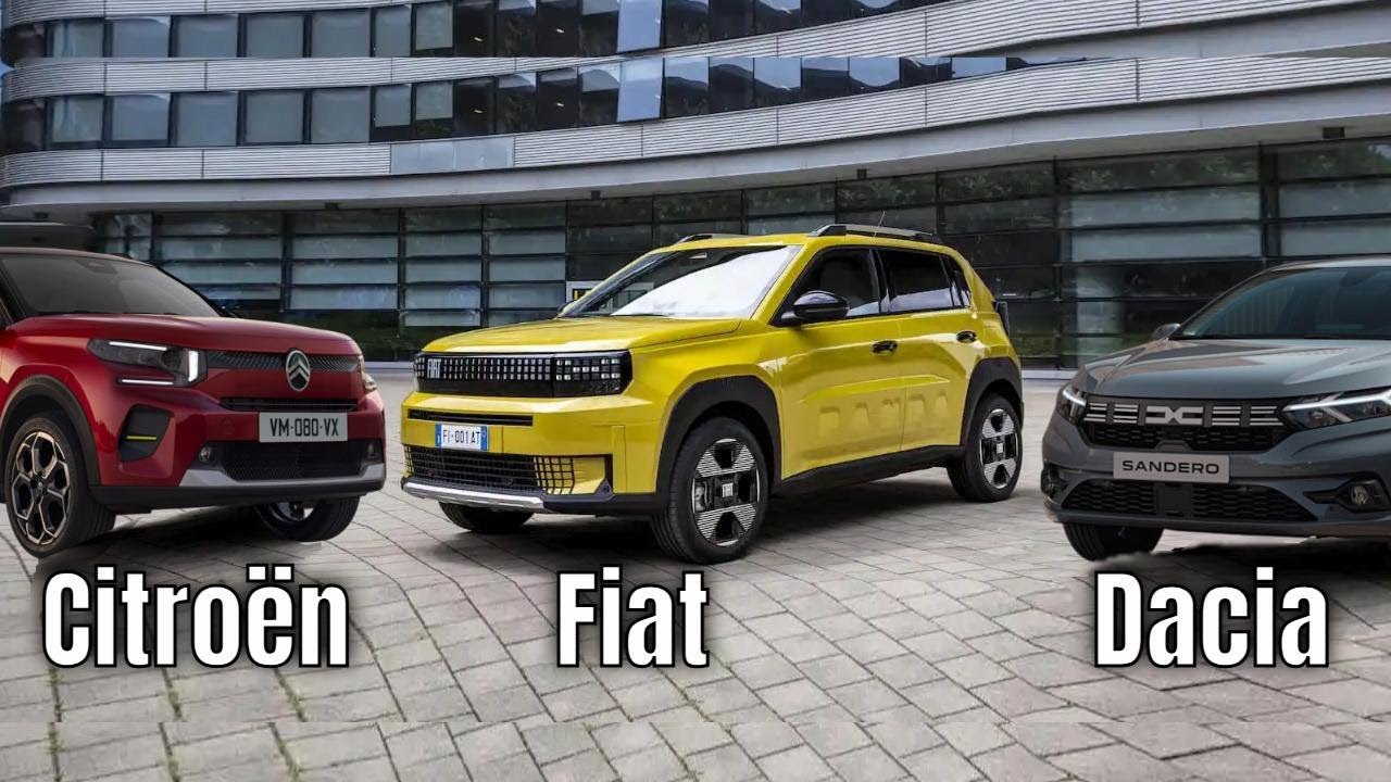 2025 Fiat Grande Panda vs. Dacia Sandero vs. Citroën C3 – Welcher ist der beste?