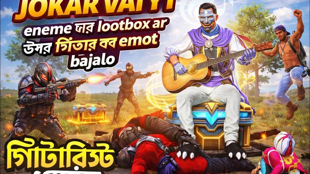 Eneme মেরে গিটার এর emot আর calange l JOKAR Vai yt l subscribe l desctiptip obx chek