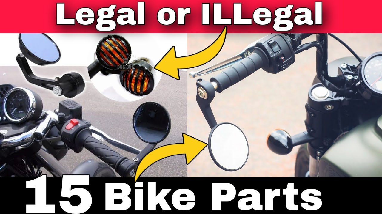 15 Legal & illegal Modification On Bikes & Scooters In India | illegal Motorcycle Modification Parts