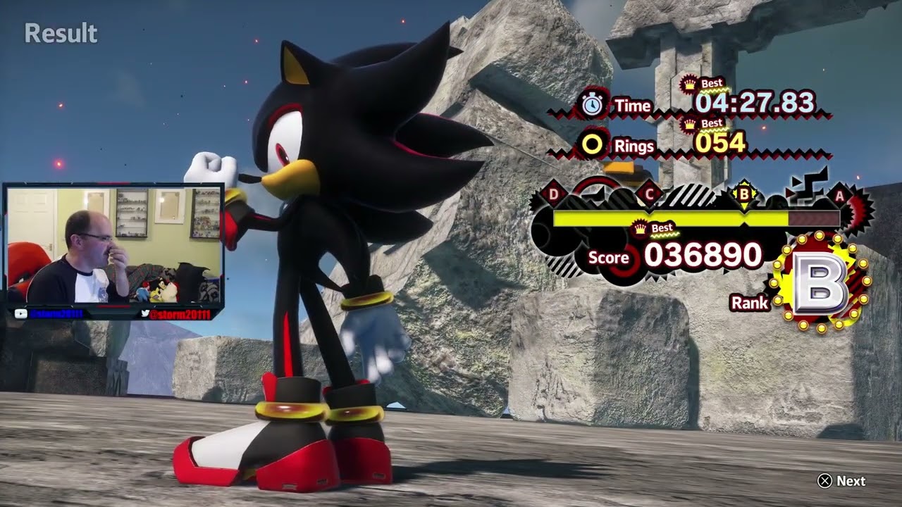Испытание на ранг S в зоне &laquo;Остров Хаоса&raquo; в играх Sonic x Shadow Generations, акты 1 и 2.