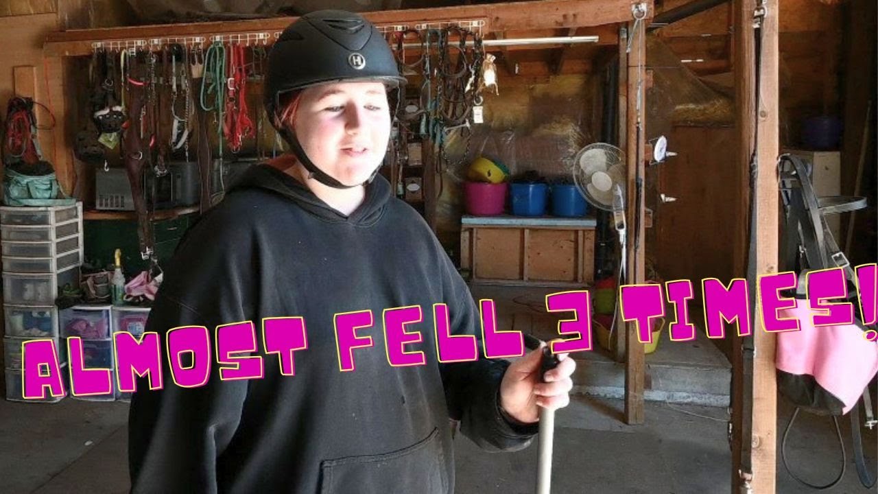 UNFORTUNATELY She Can't RIDE Her HORSE!