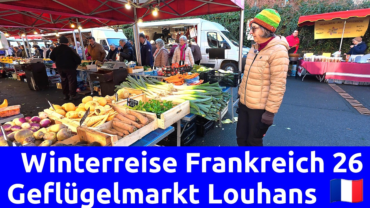 Louhans in der Bresse - Etappenplatz mit sehenswertem Geflügelmarkt