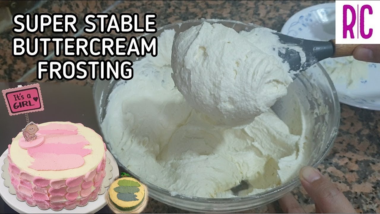 STABLE BUTTERCREAM ICING FOR BEGINNERS | Buttercream Frosting for Hot Weather | Recel Creates