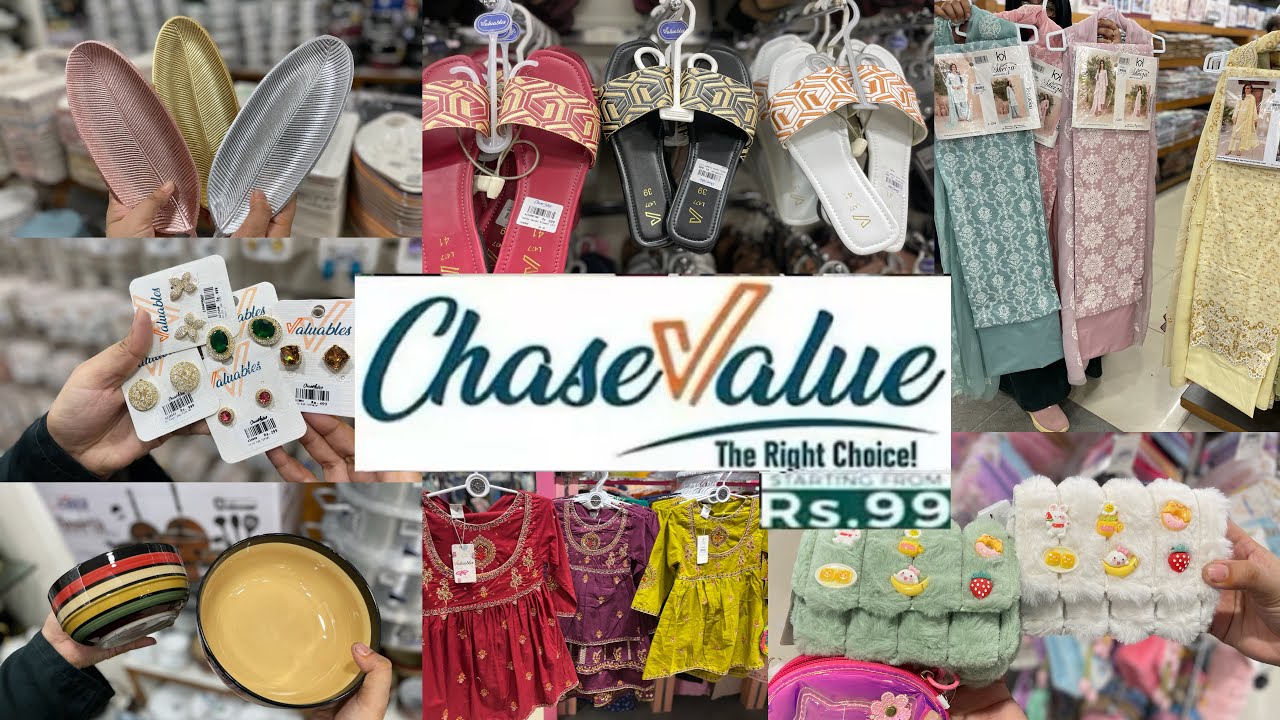 Chase Value Karachi-Footwear,dress,Crockery,jewelry & Kid,ramzan & eid Shopping-Local Bazar Pakistan