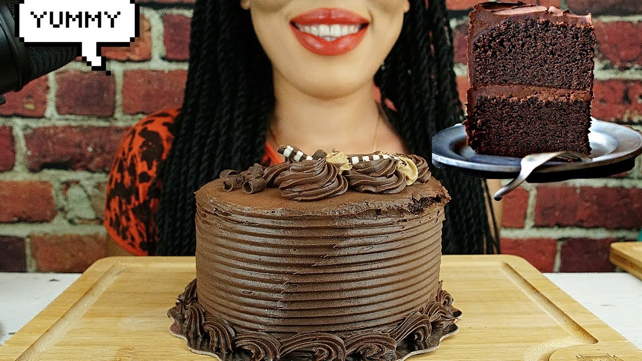 whole Hershey's chocolate cake🎂 No Talking | satisfying eating sounds| Rose eating TV2