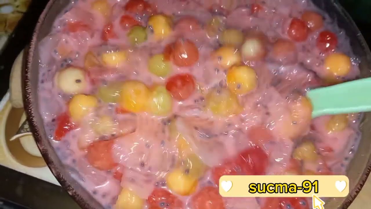 ES BUAH UNTUK BERBUKA PUASA...TDK BANYAK BAHAN TAPI HASILNYA BANYAK💚