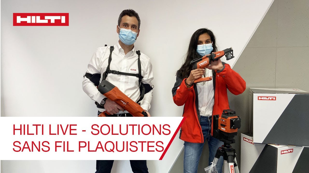 HILTI LIVE Découvrez une solution complète et sans fil pour les plaquistes