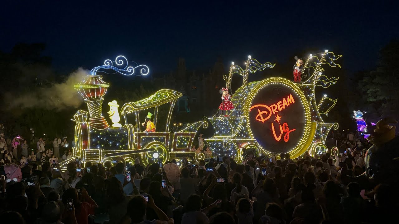 ［iPhone 14 Pro/HDR60p］2023.7.6 エレクトリカルパレード(ダンサー復活ver) 立ち見最前列　Tokyo Disneyland Electrical Parade