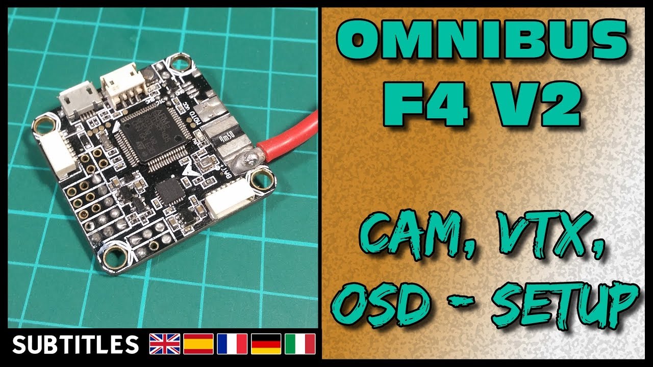Omnibus F4 V2 - CAM, VTX, OSD & SmartAudio