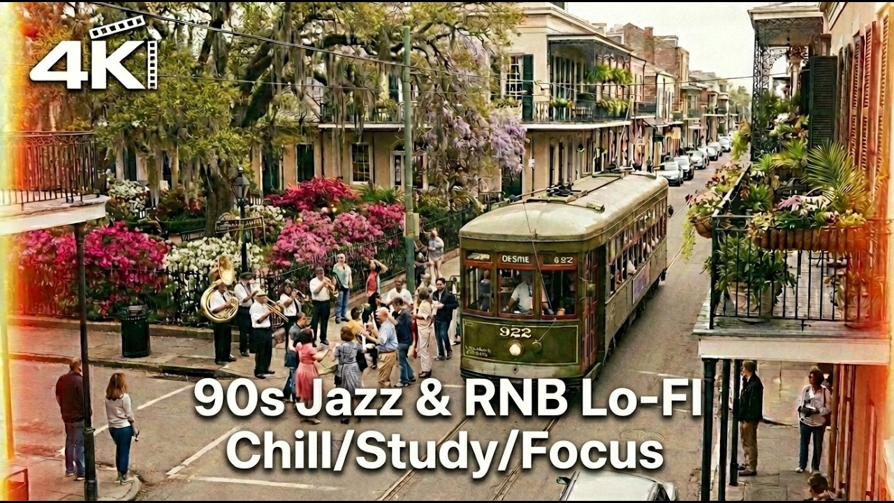 90s South Jazz Lofi Mix 🎷 – Jazz Beats of 🇺🇸 & Lofi Chill Hip Hop [Music for Study/Relax/Focus/Cozy]