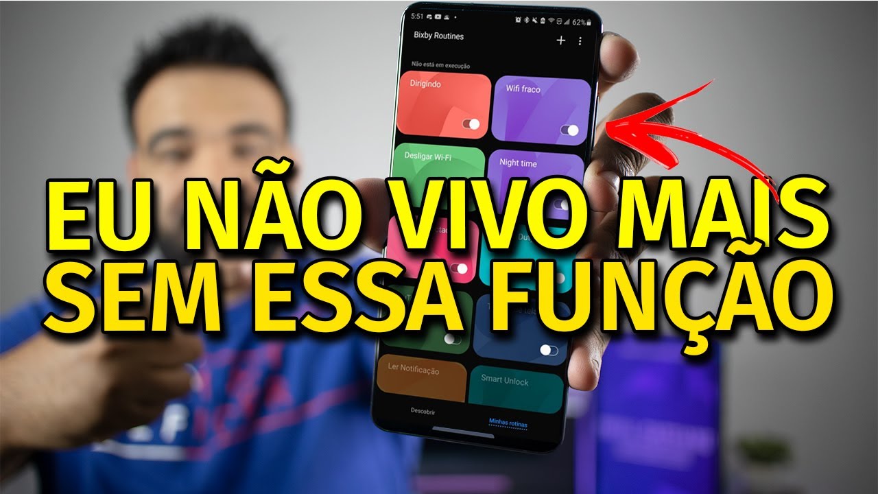 GALAXY S20 ULTRA - NÃO VIVO MAIS  sem essa Função no Meu Galaxy - Essas são as MINHAS Rotinas Bixby