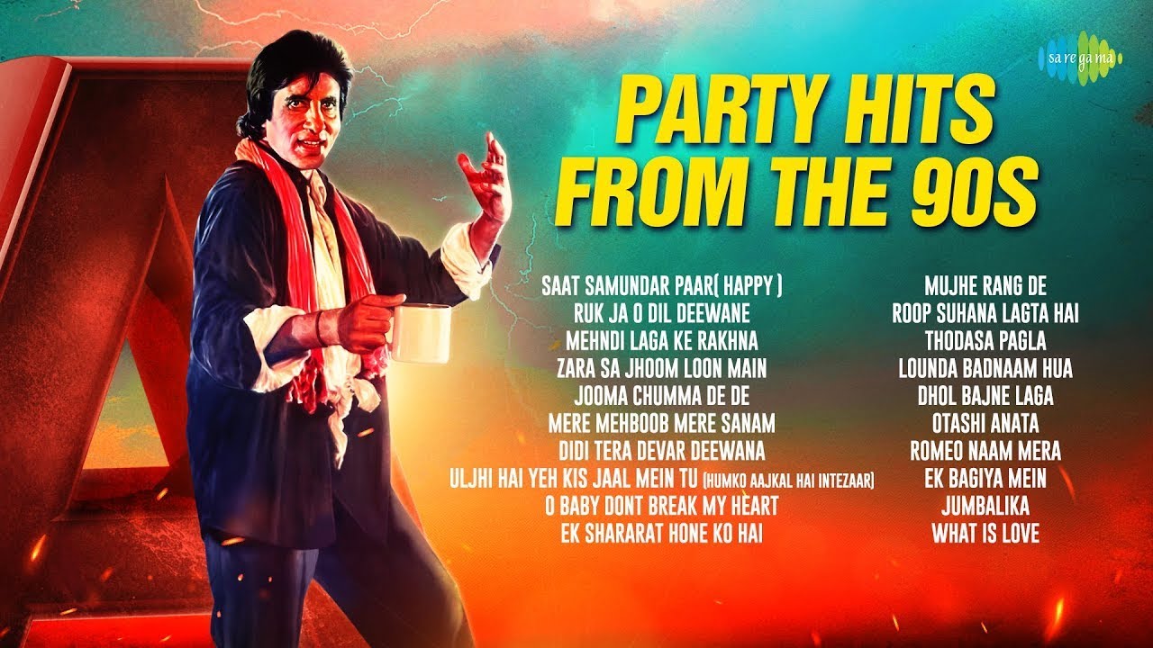 90s Party Hits | Ruk Ja O Dil Deewane | Mere Mehboob Mere Sanam | Saat Samundar Paar | Mujhe Rang De