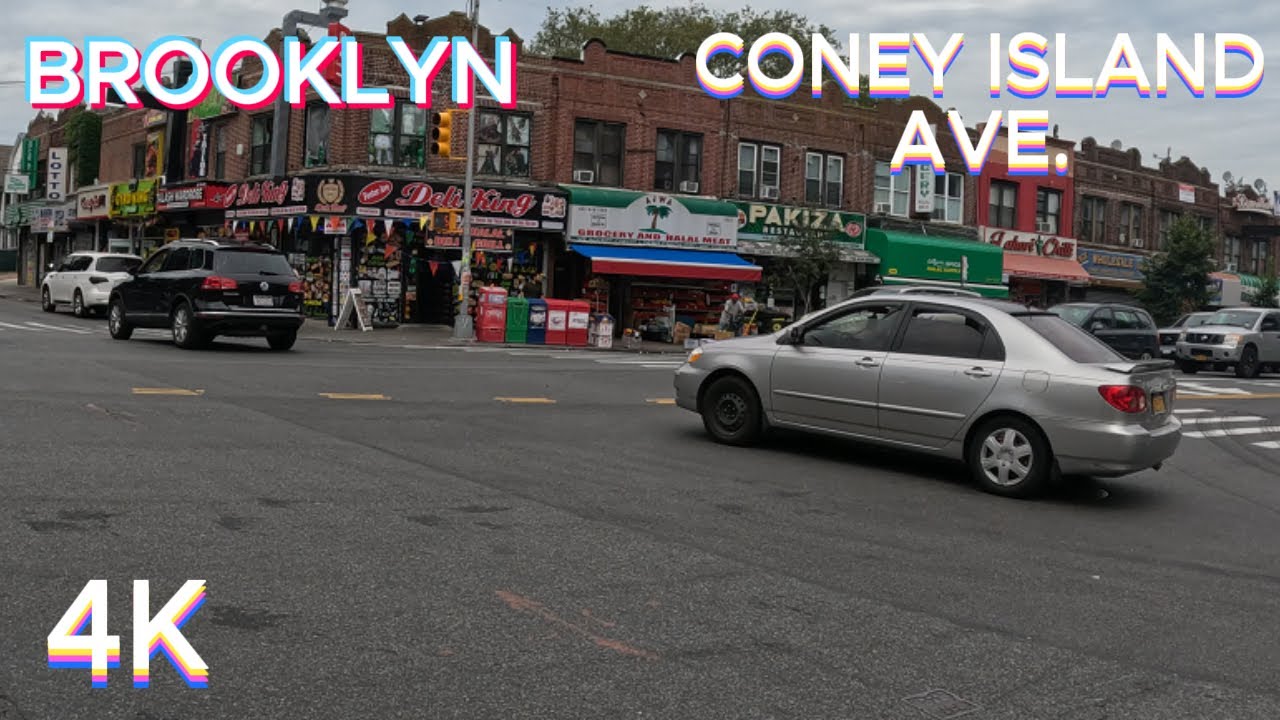 BROOKLYN WALKING TOUR CONEY ISLAND AVE. FROM AVE. J. TO CHURCH AVE.NYC(08 14, 23)!!!