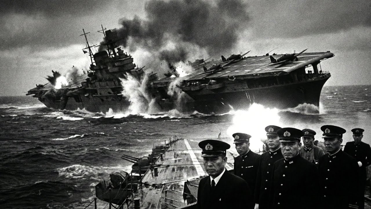 Ninguém Acreditou Nessa Decisão… Até 6 Torpedos Afundarem o Maior Porta-Aviões do Japão