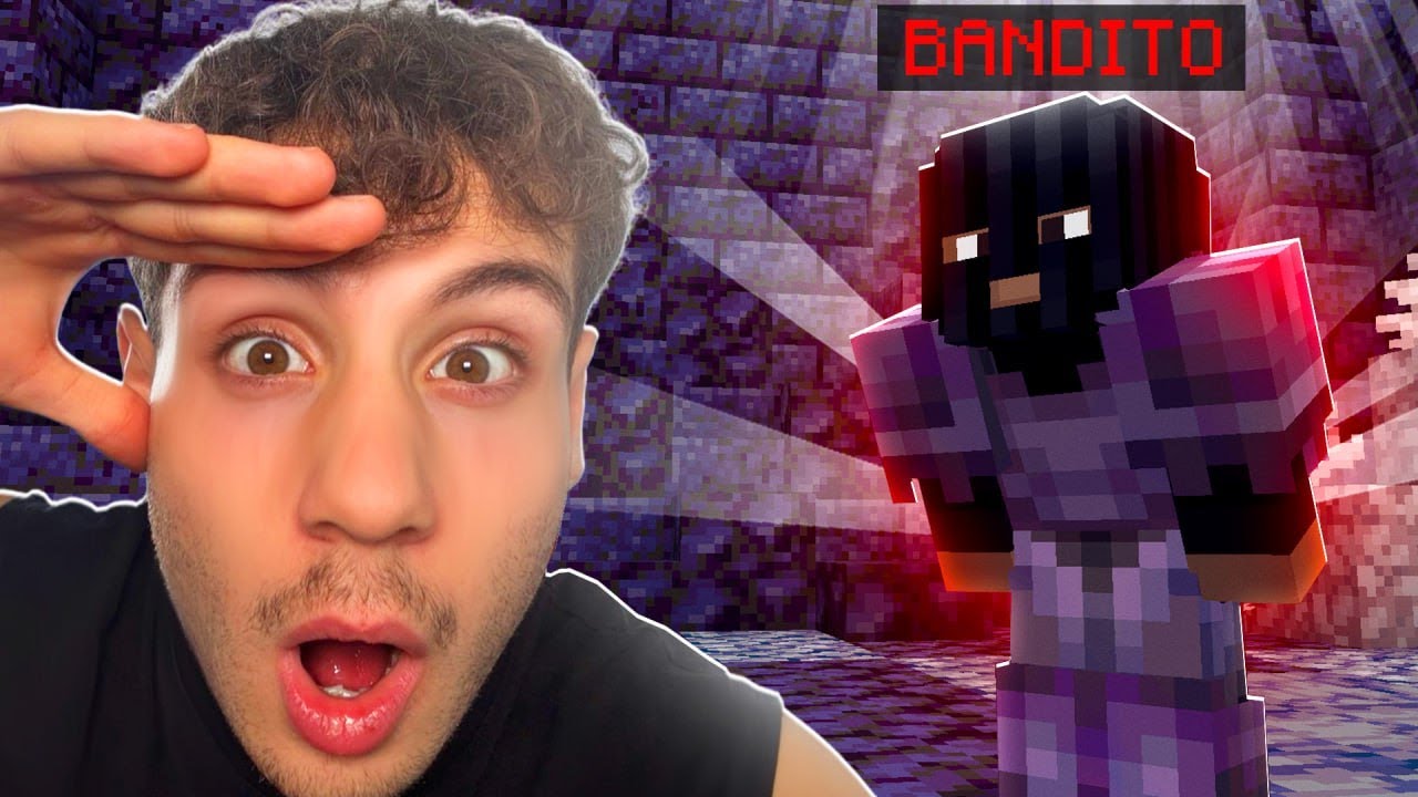 C'È UN BANDITO CHE MI sta PERSEGUITANDO nel MIO SERVER MINECRAFT!