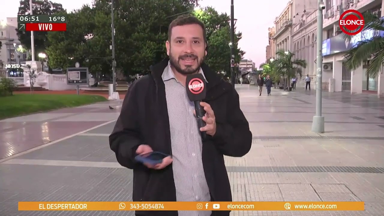Información del tiempo y saludo con Damián Malatesta 10-03-2026