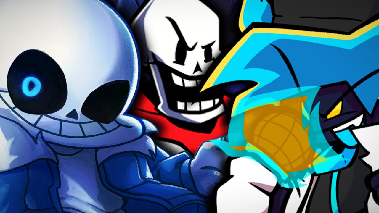 THE BONE BROS! | Friday Night Funkin Indie Cross FULL GAME - FNF MOD [HARD]