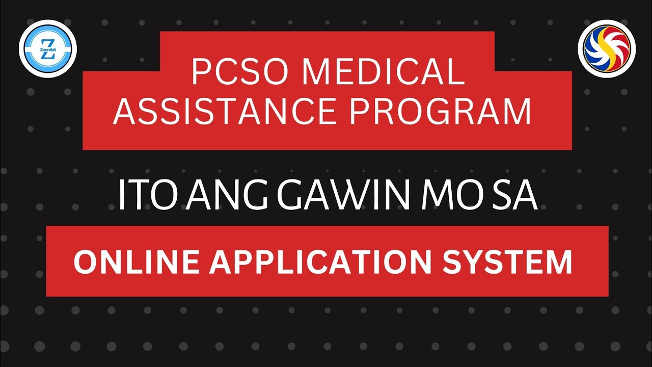 PCSO MEDICAL ASSISTANCE PROGRAM: ONLINE APPLICATION SYSTEM  : ITO ANG GAWIN MO