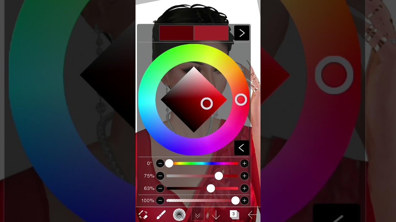 IMVU LIP TUTORIAL (IBIS PAINT X)