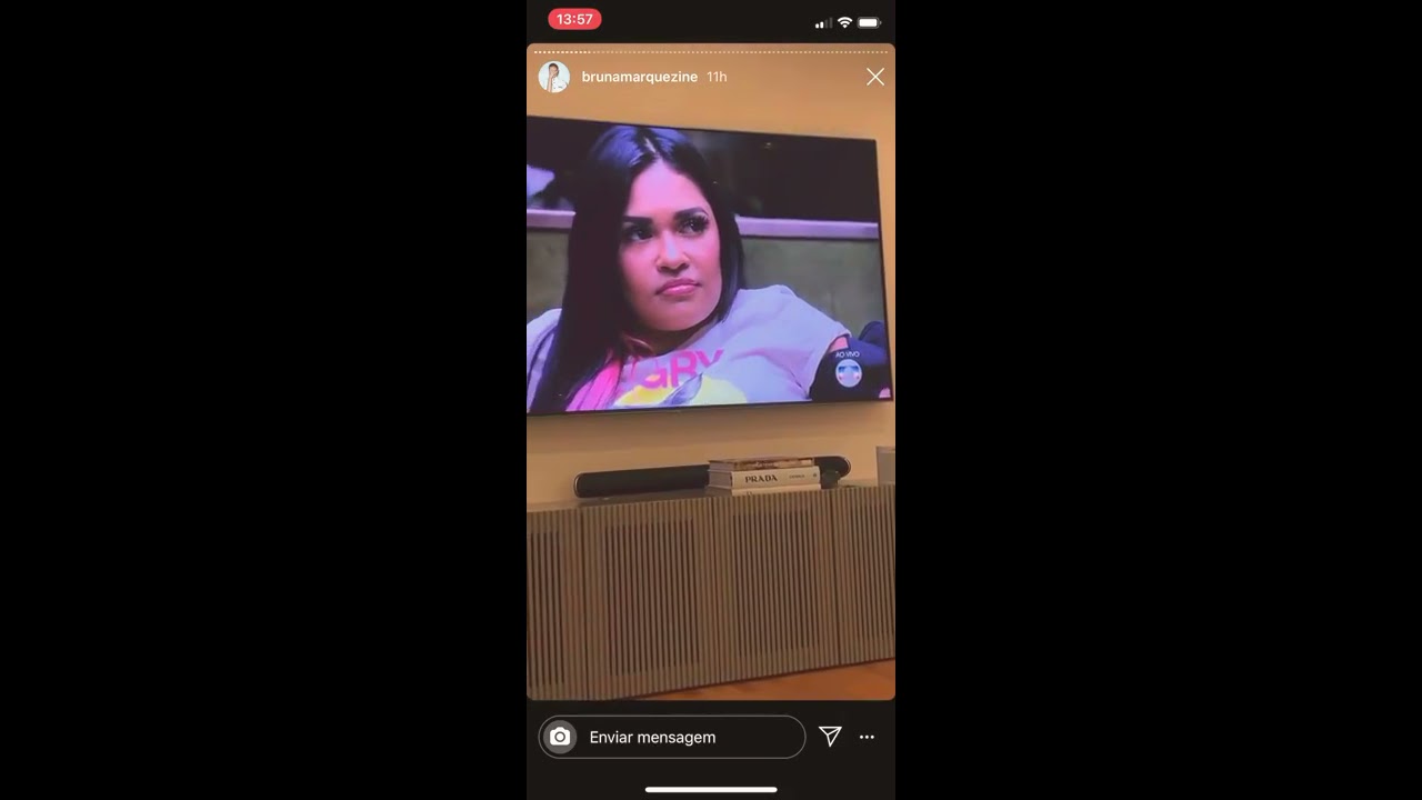 Bruna marquezine react ao jogo de prior bbb